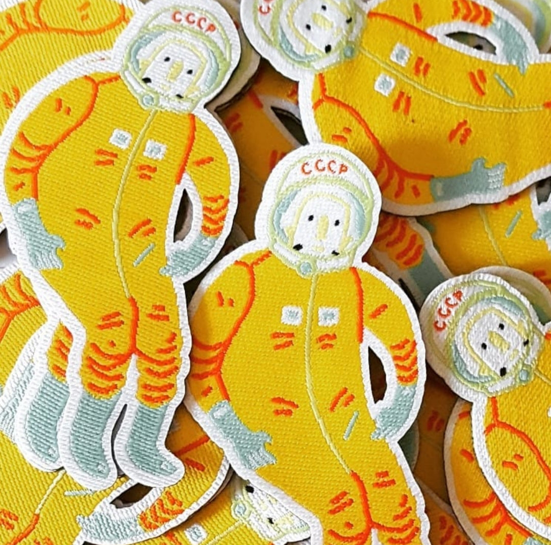 Astronaut Iron On Patch - Yuri Gagarin