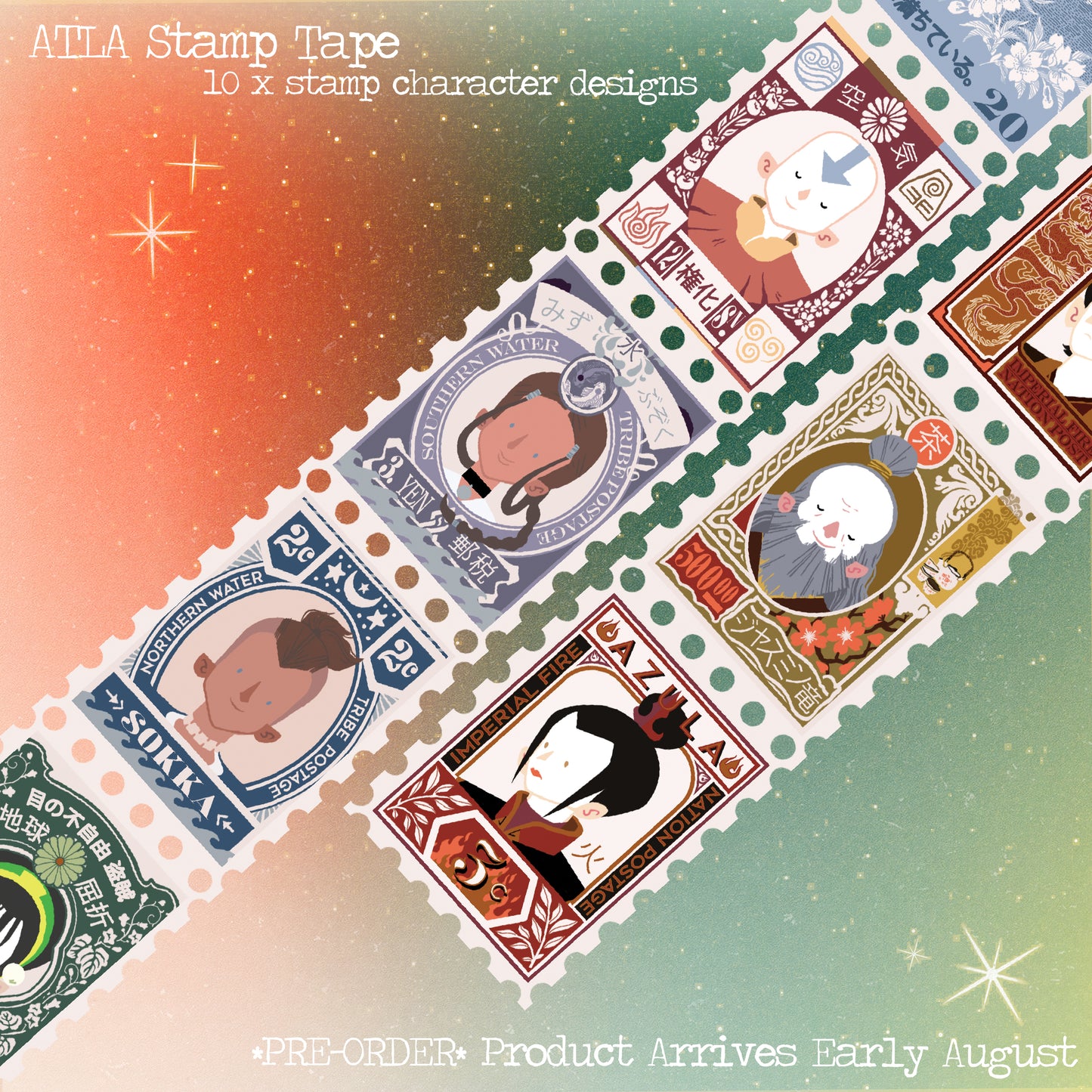 Avatar The Last Airbender Stamp Tape