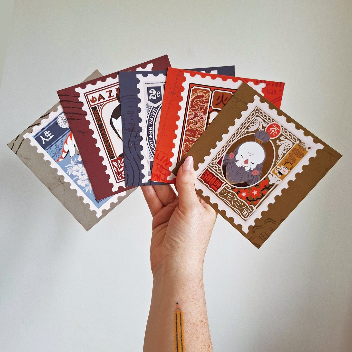 Avatar The Last Airbender - Stamp Postcard Pack