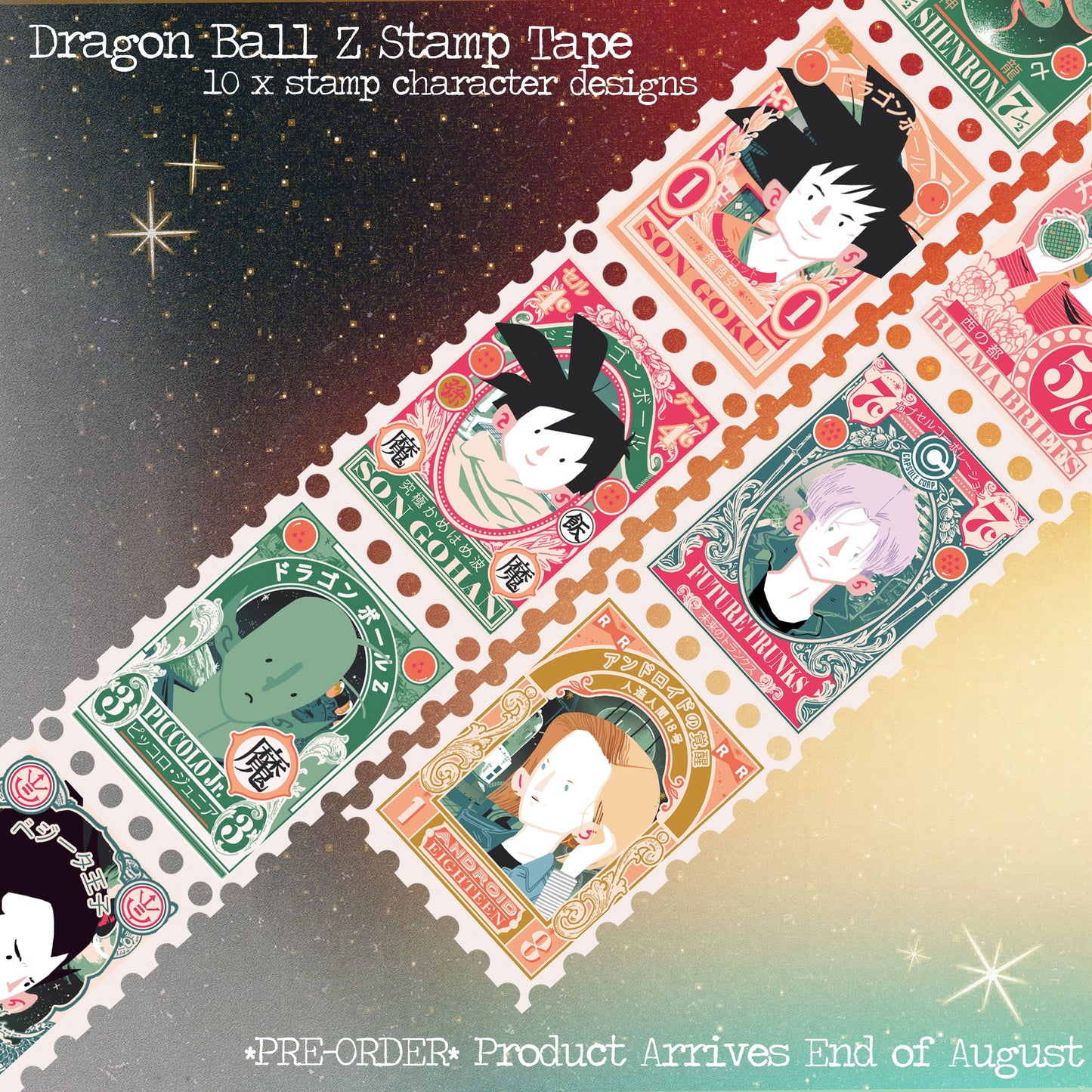 Dragon Ball Z Stamp Tape