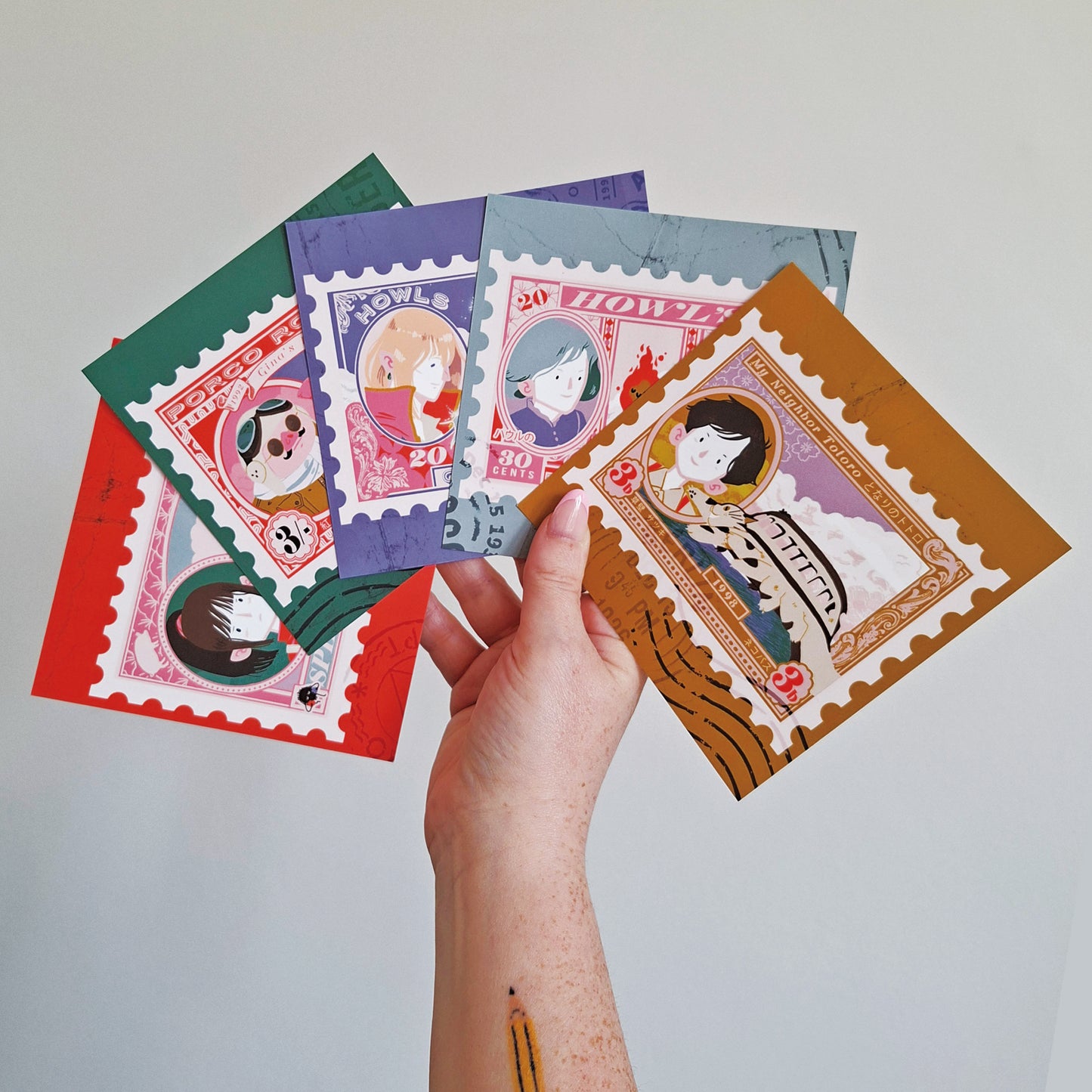 Studio Ghibli - Stamp Postcard Pack