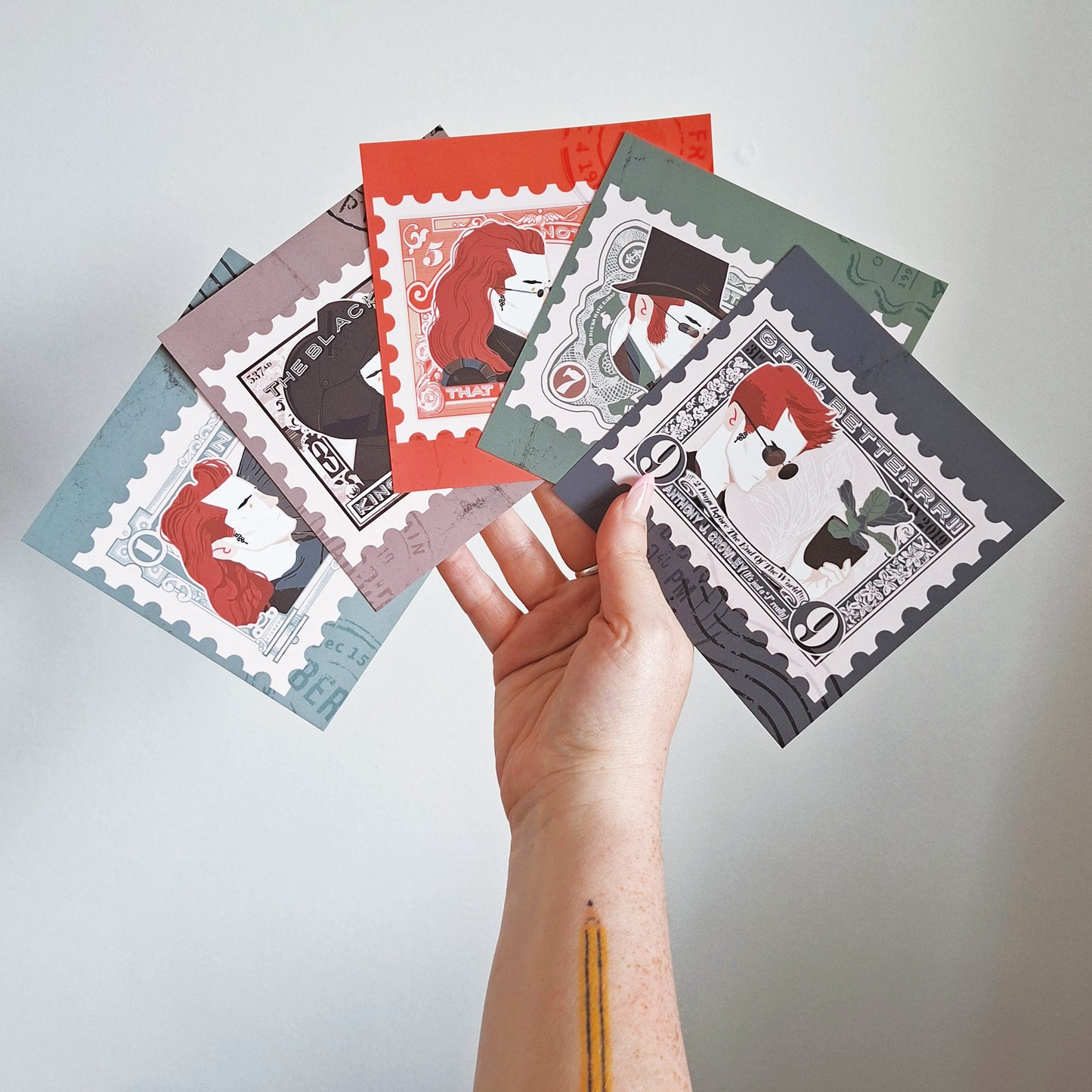 Good Omens - Stamp Postcard Pack