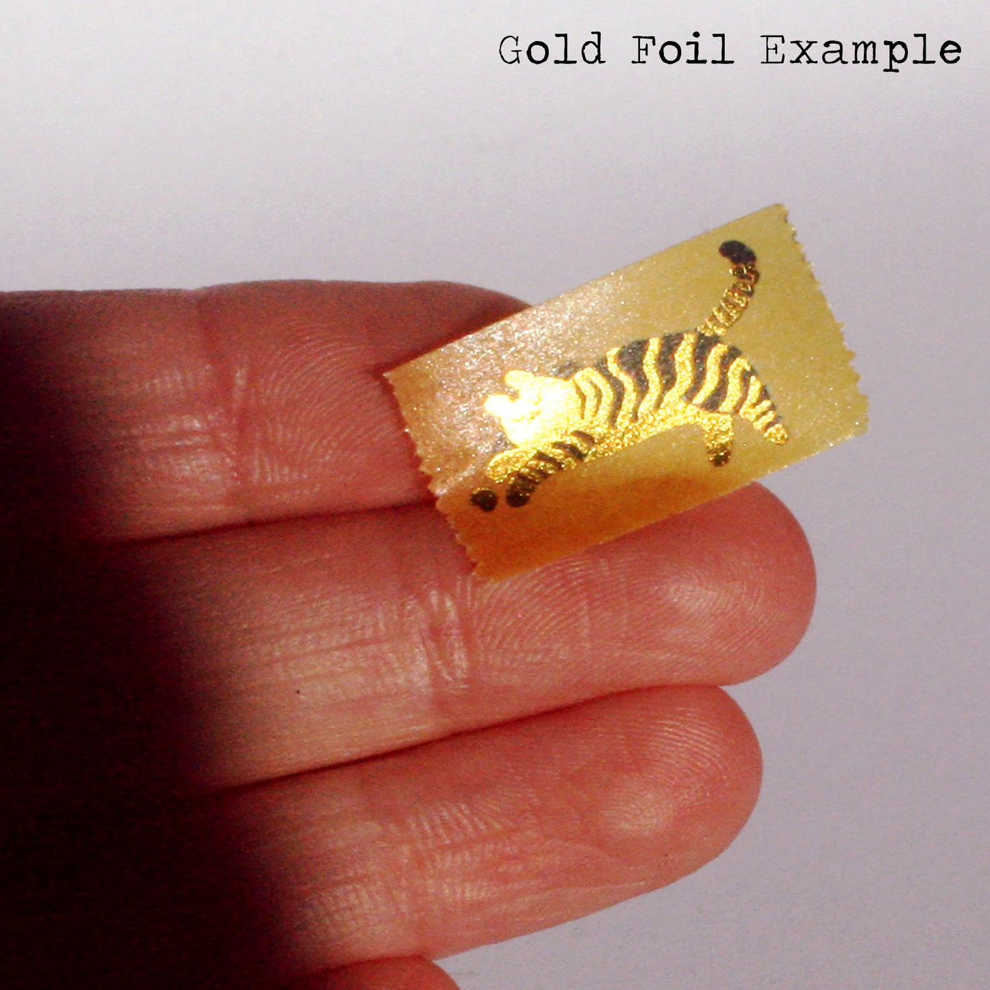 Pretty Kitty Gold Washi Tape - Gold Foil
