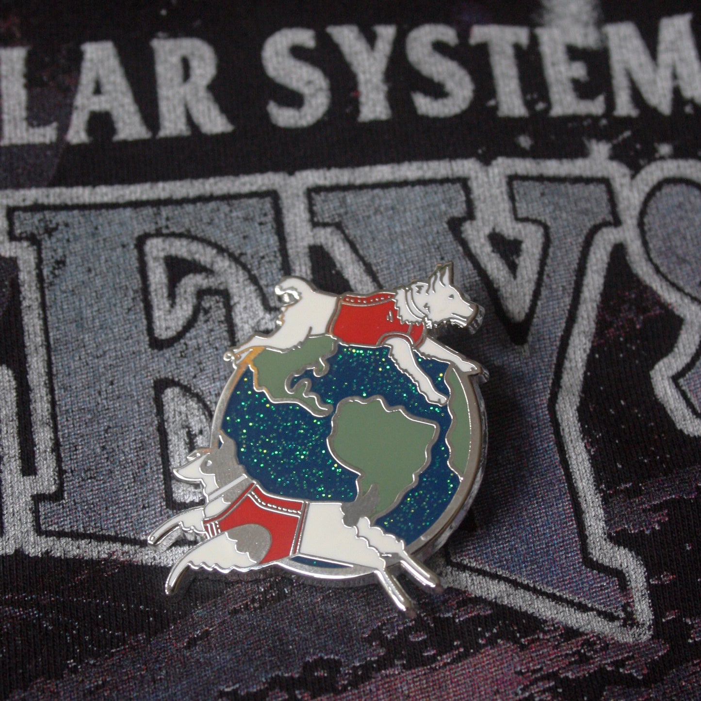 Belka & Strelka Enamel Pin