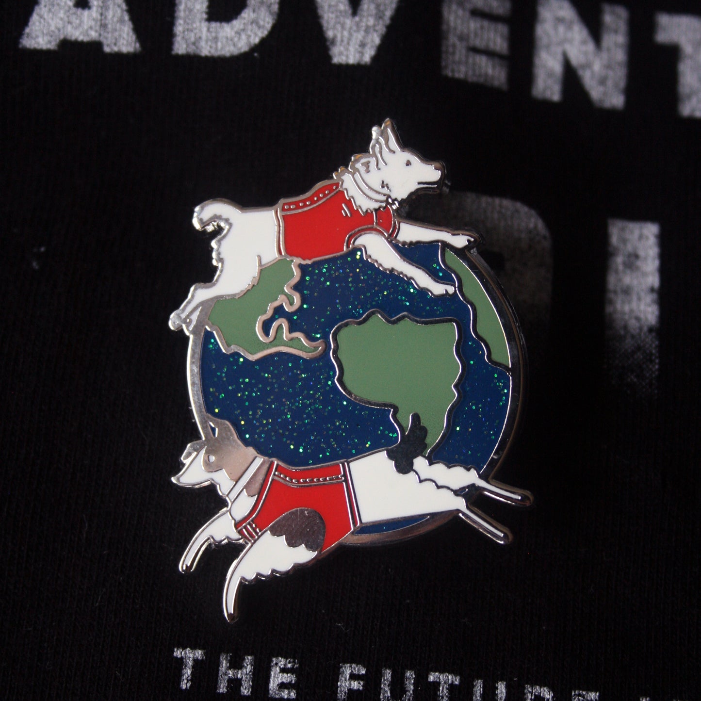 Belka & Strelka Enamel Pin