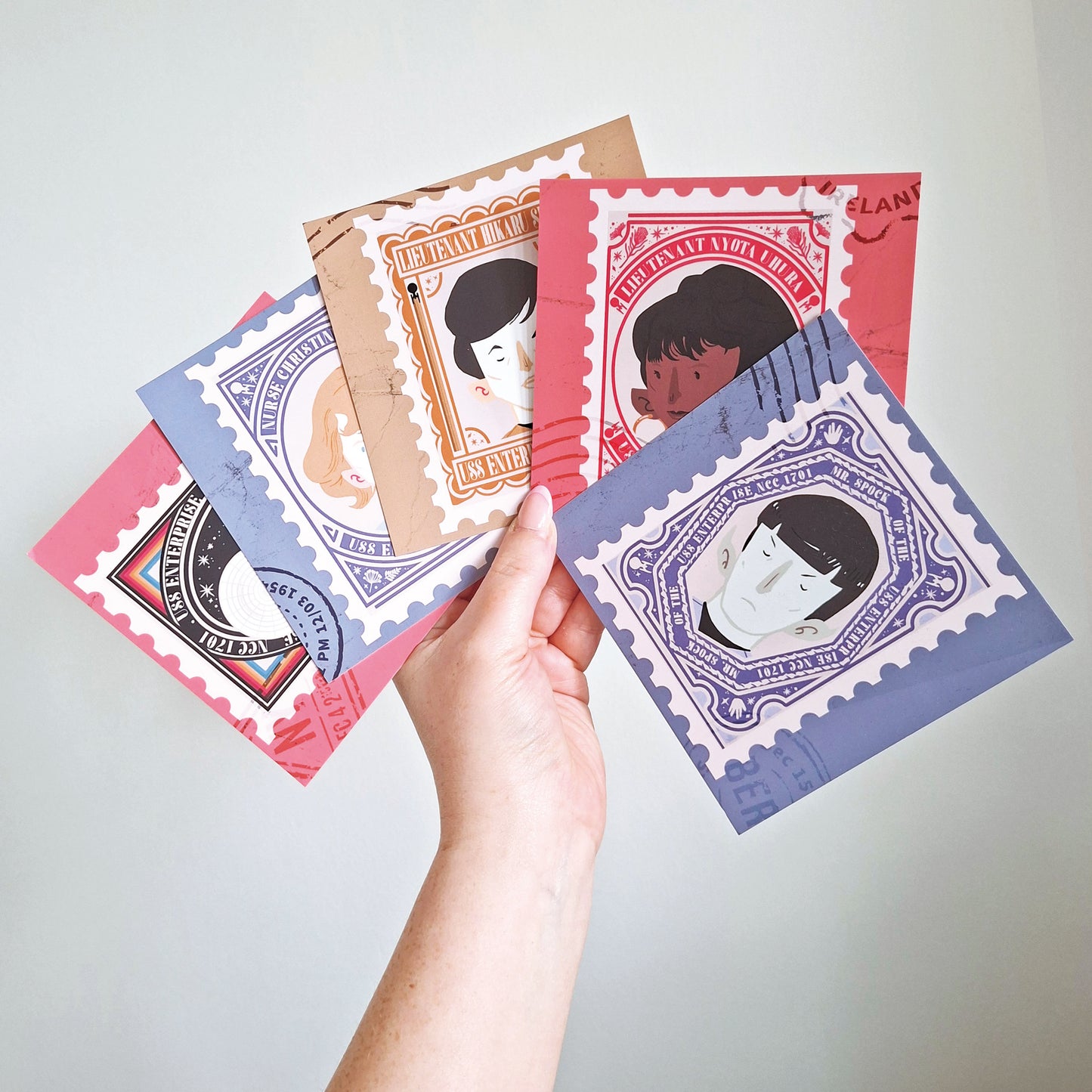 Star Trek TOS - Stamp Postcard Pack