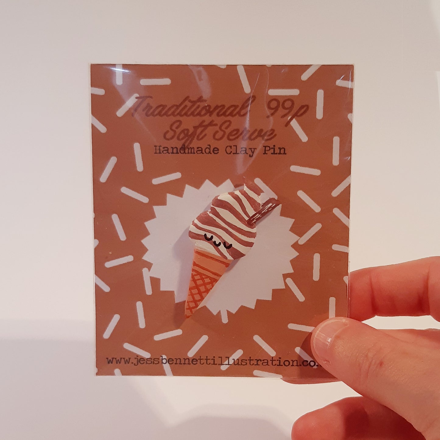 Handmade Soft Serve Pins