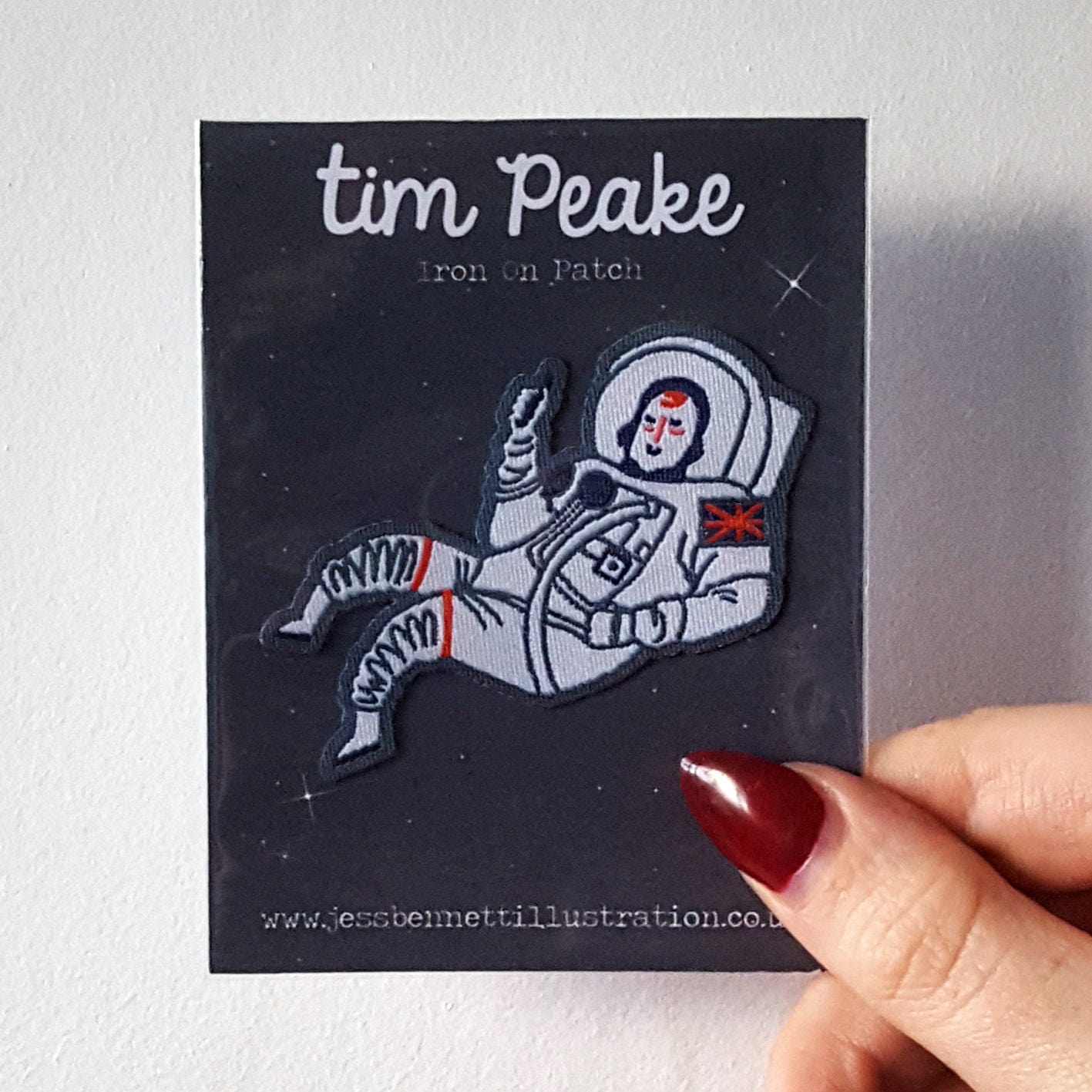 Astronaut Iron On Patch - Tim Peake