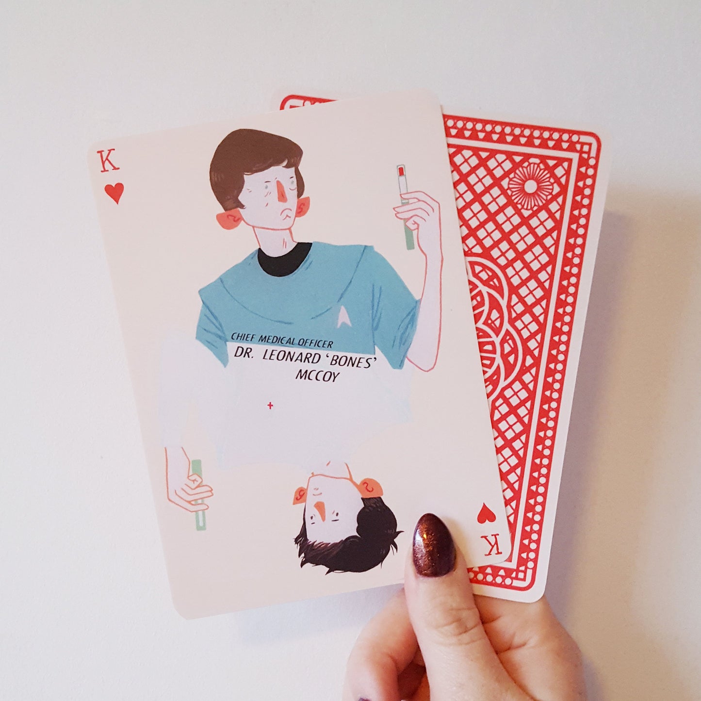 8x Star Trek Themed Playing Cards