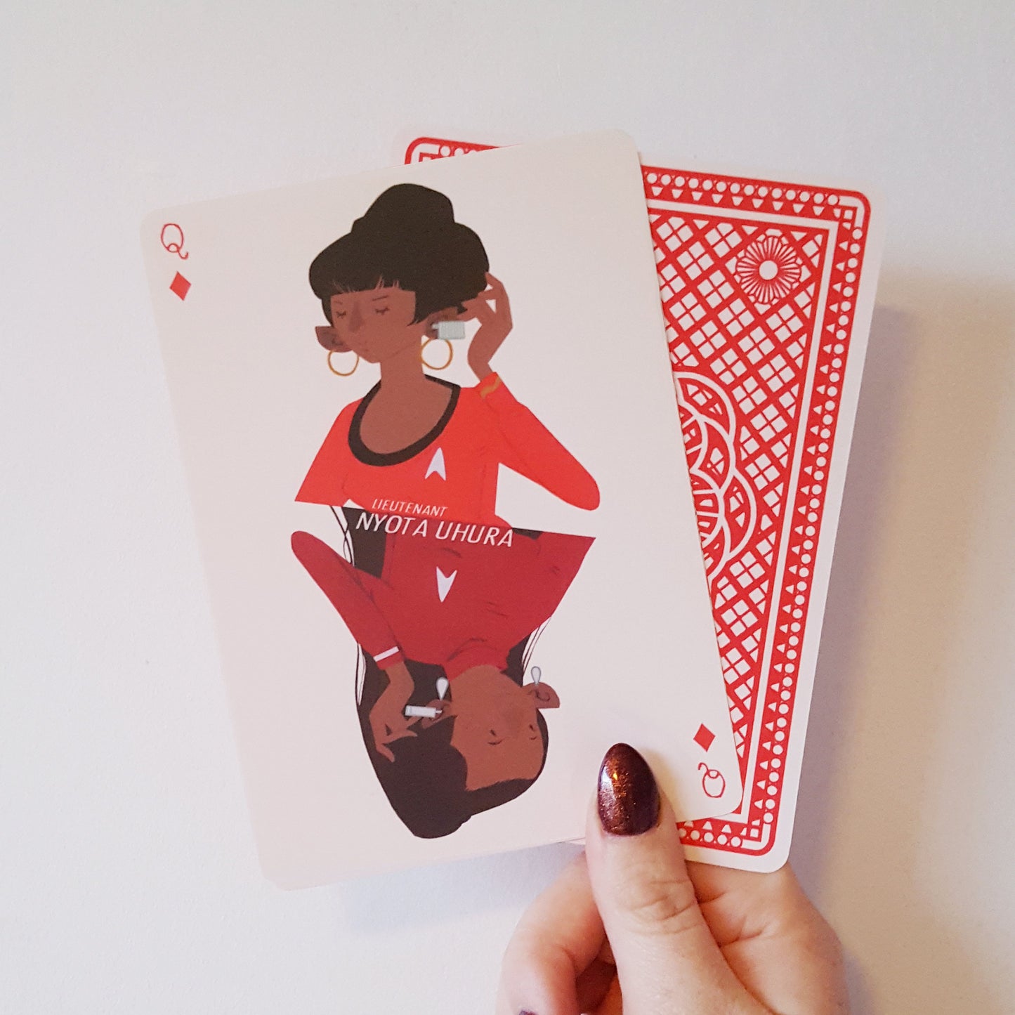 8x Star Trek Themed Playing Cards