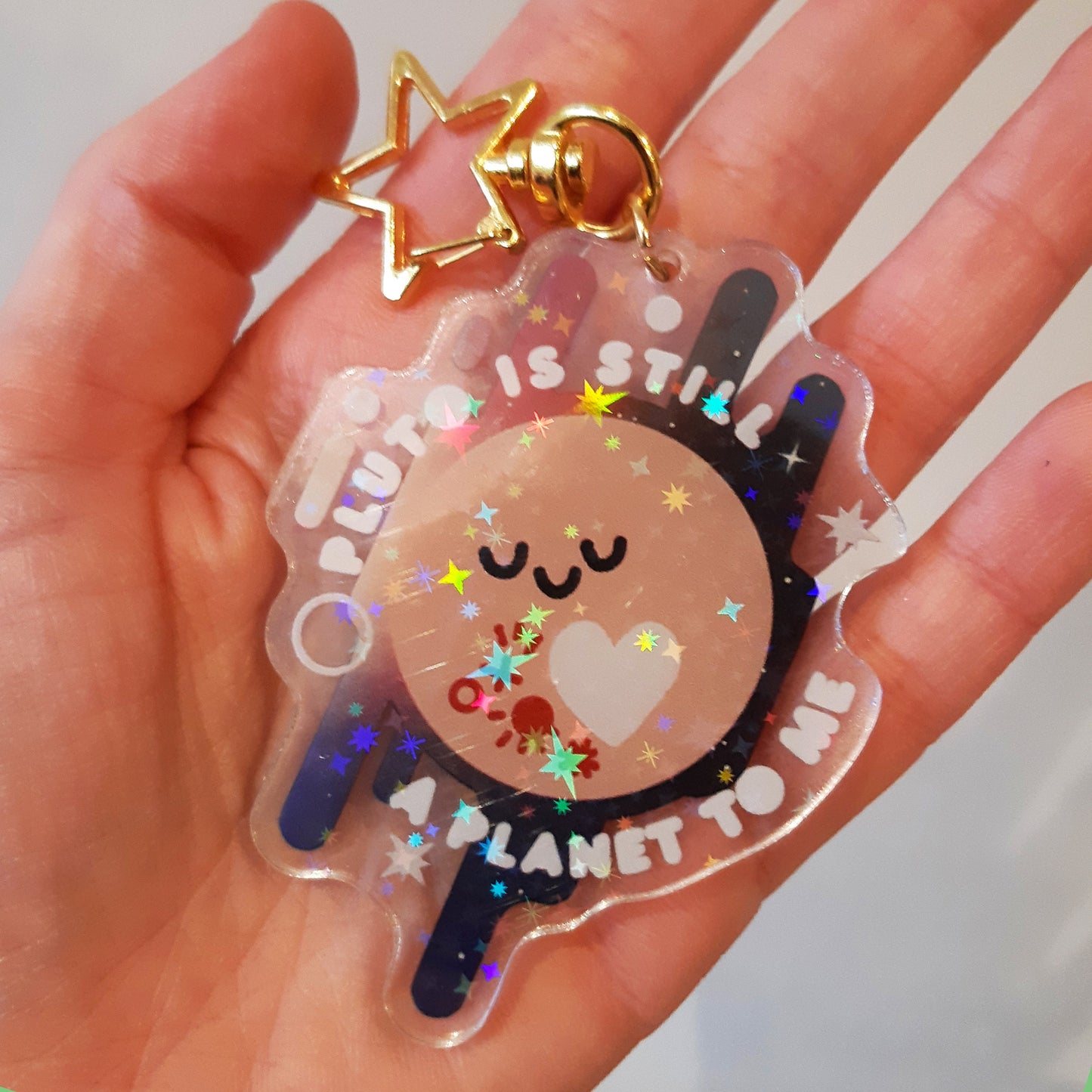 Pluto is still a Planet to me - Holographic Key Charm