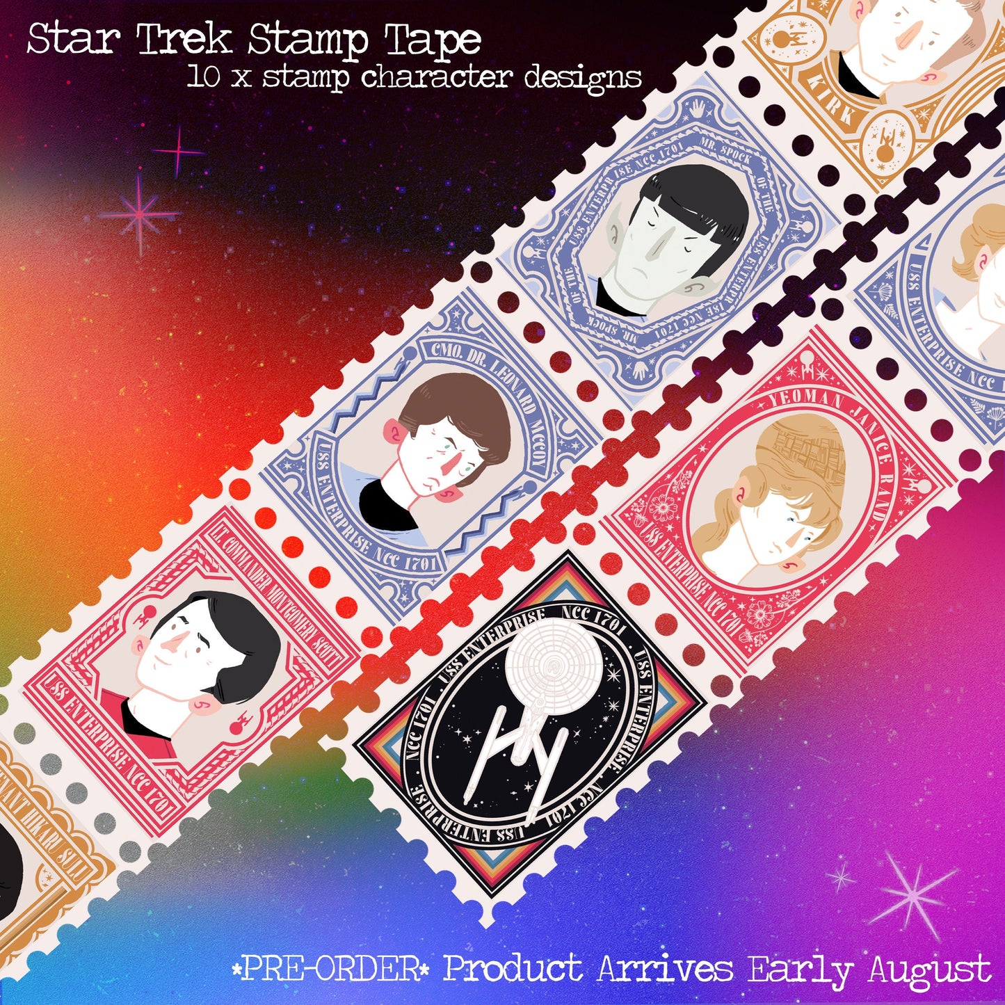 Star Trek TOS Stamp Tape