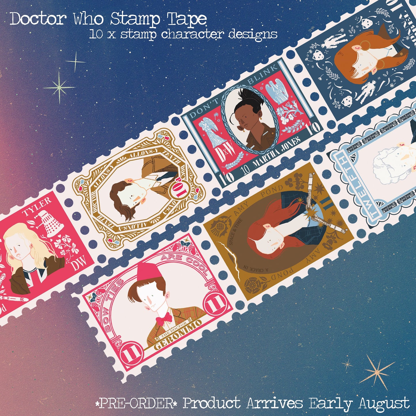 Doctor Who Stamp Tape