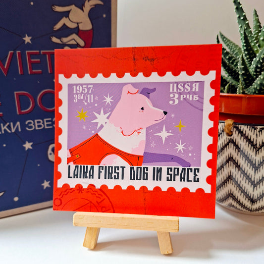Animals In Space - Stamp Postcard Pack