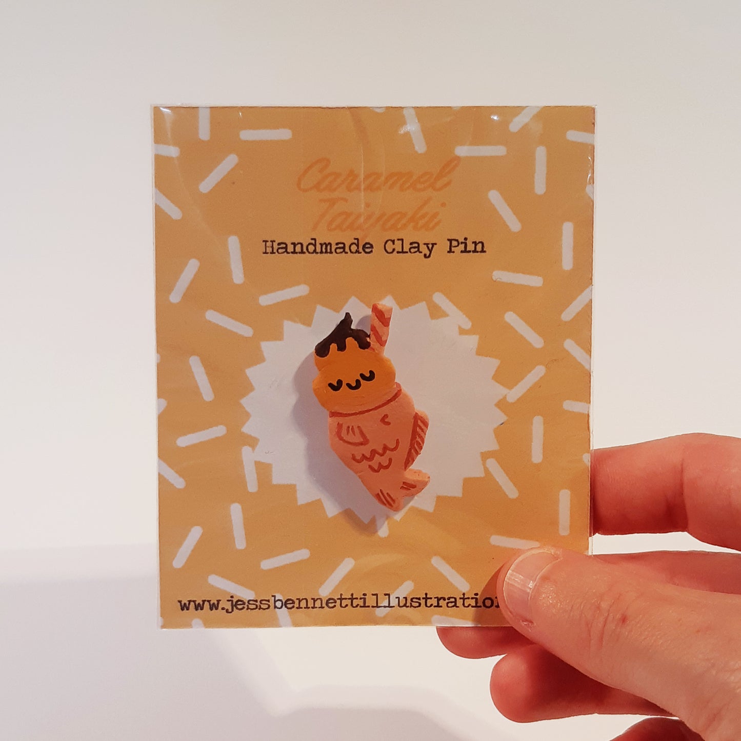 Handmade Taiyaki Ice Cream Pins