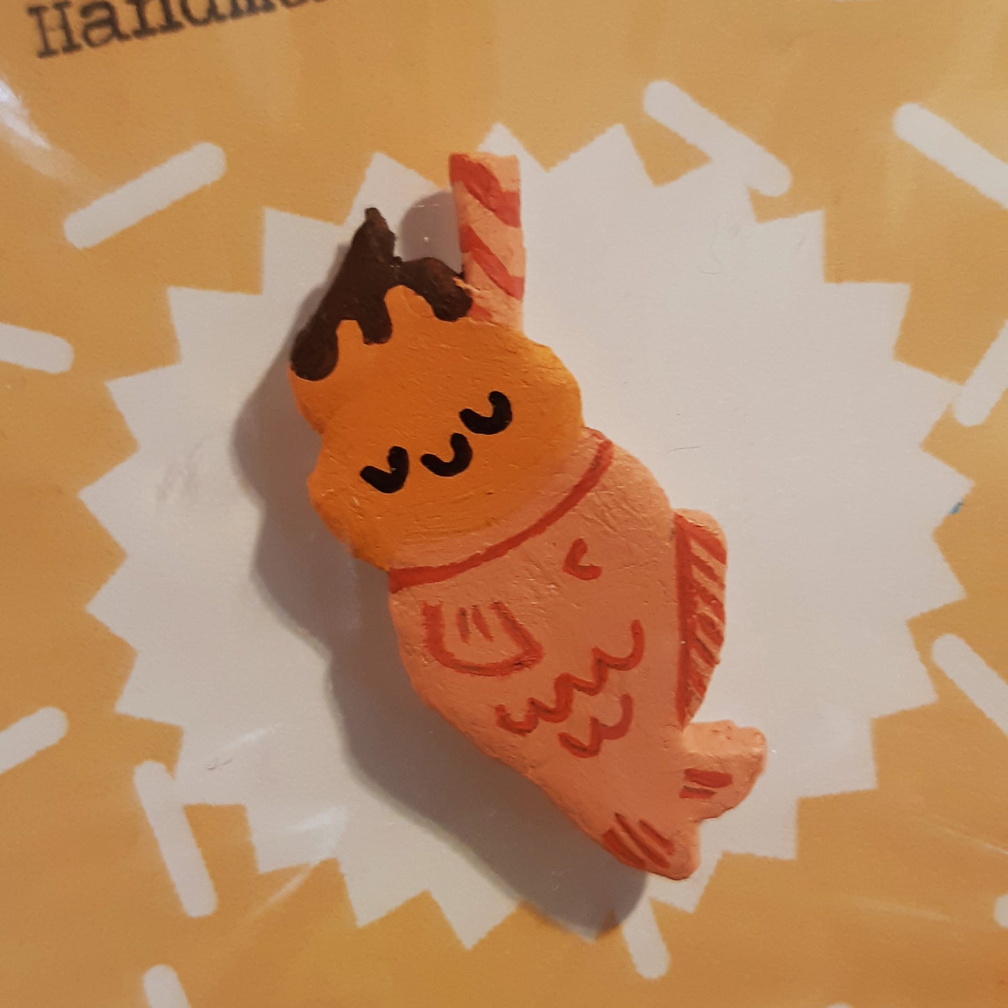 Handmade Taiyaki Ice Cream Pins