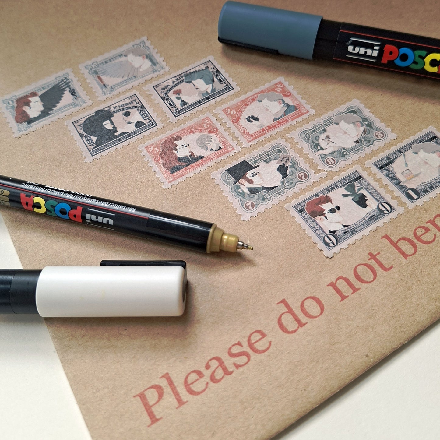 Gift Bundle - Good Omens Enamel Pins & Washi Tape