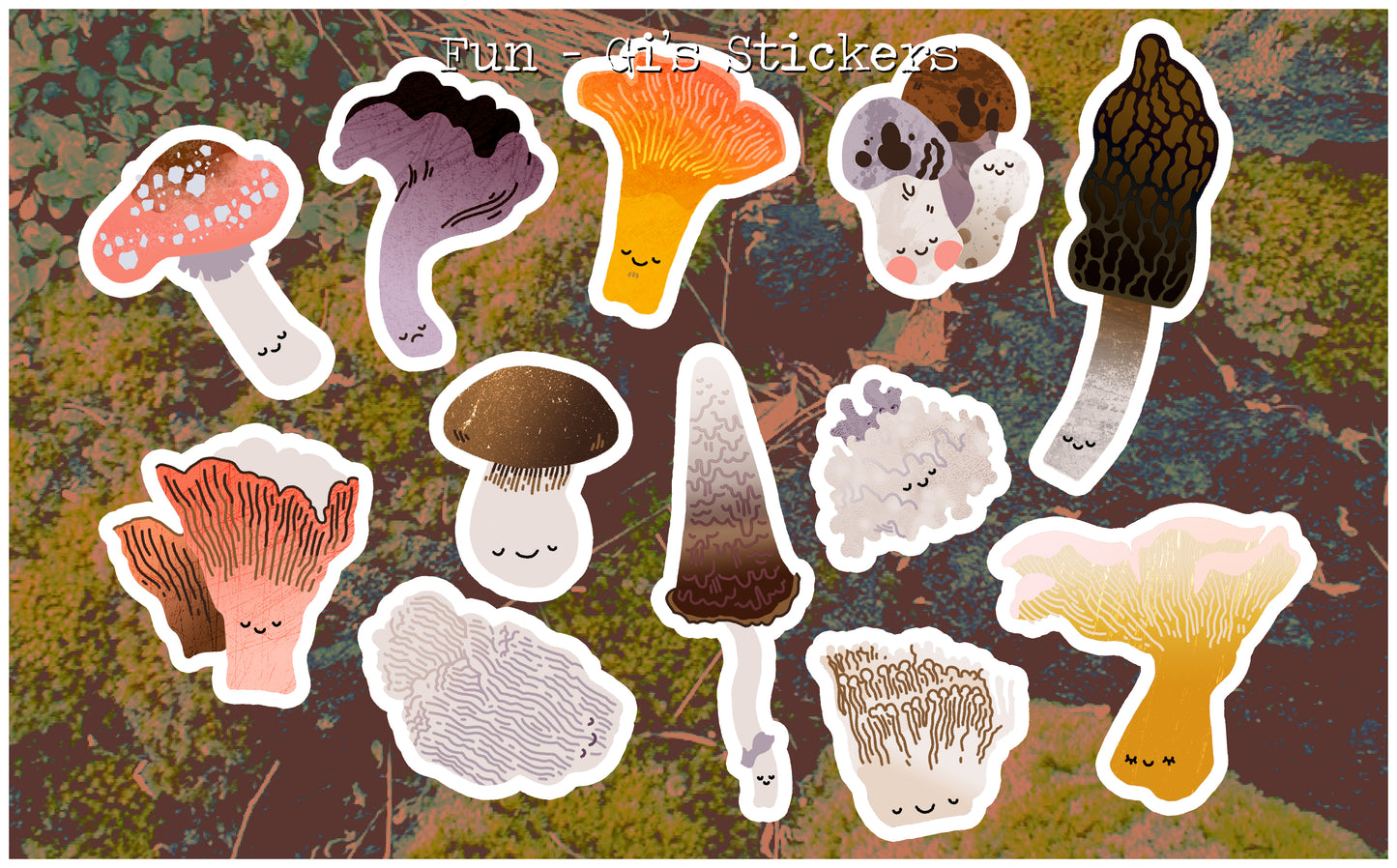 Fun-Gi Stickers Pack