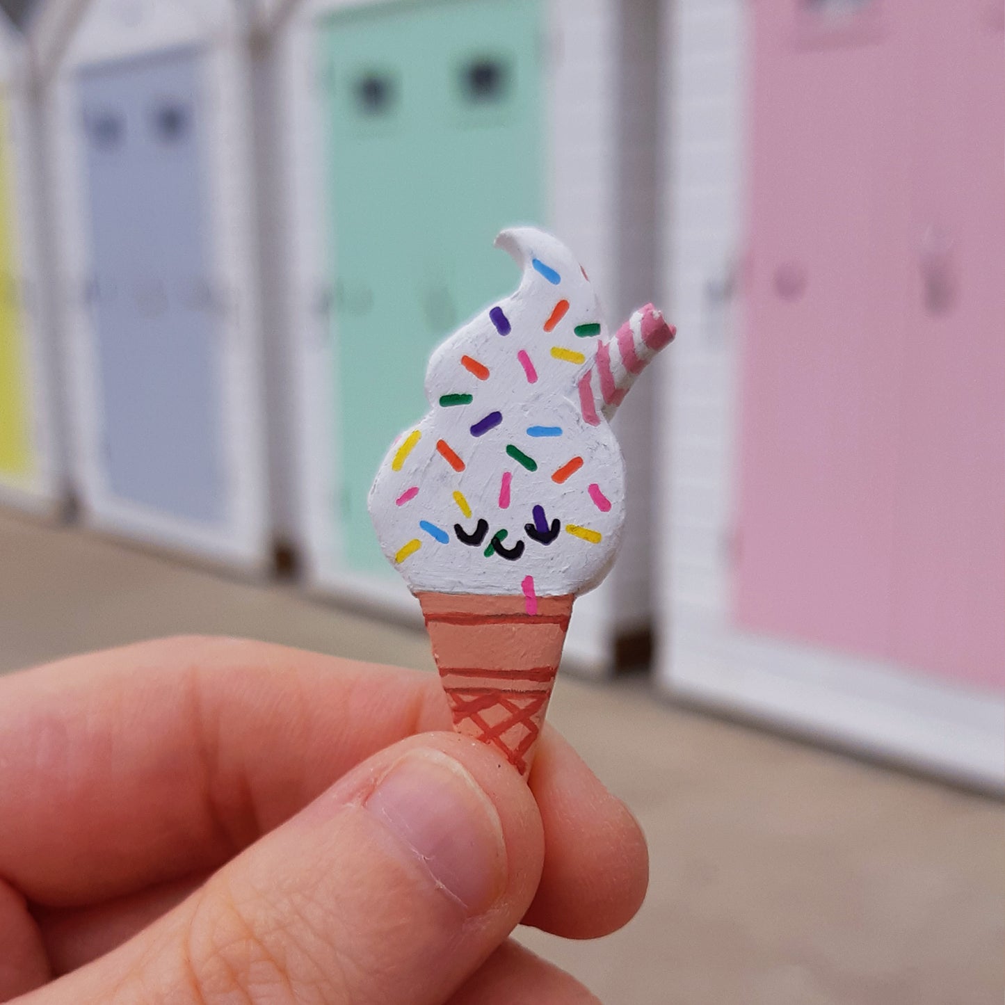 Handmade Soft Serve Pins