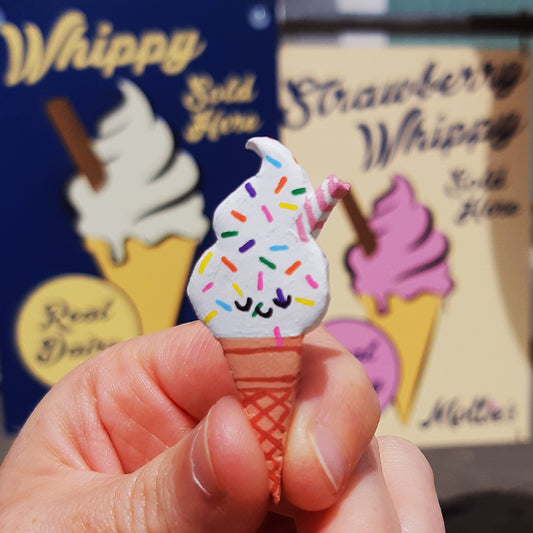 Handmade Soft Serve Pins