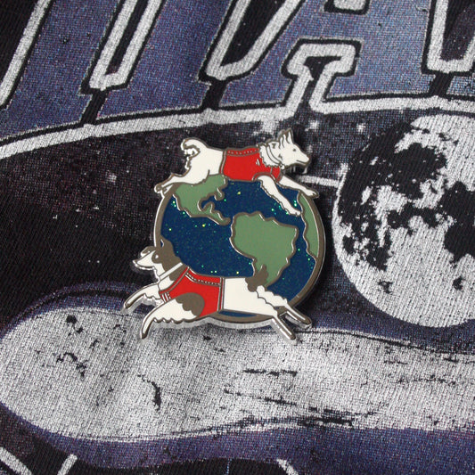 Belka & Strelka Enamel Pin