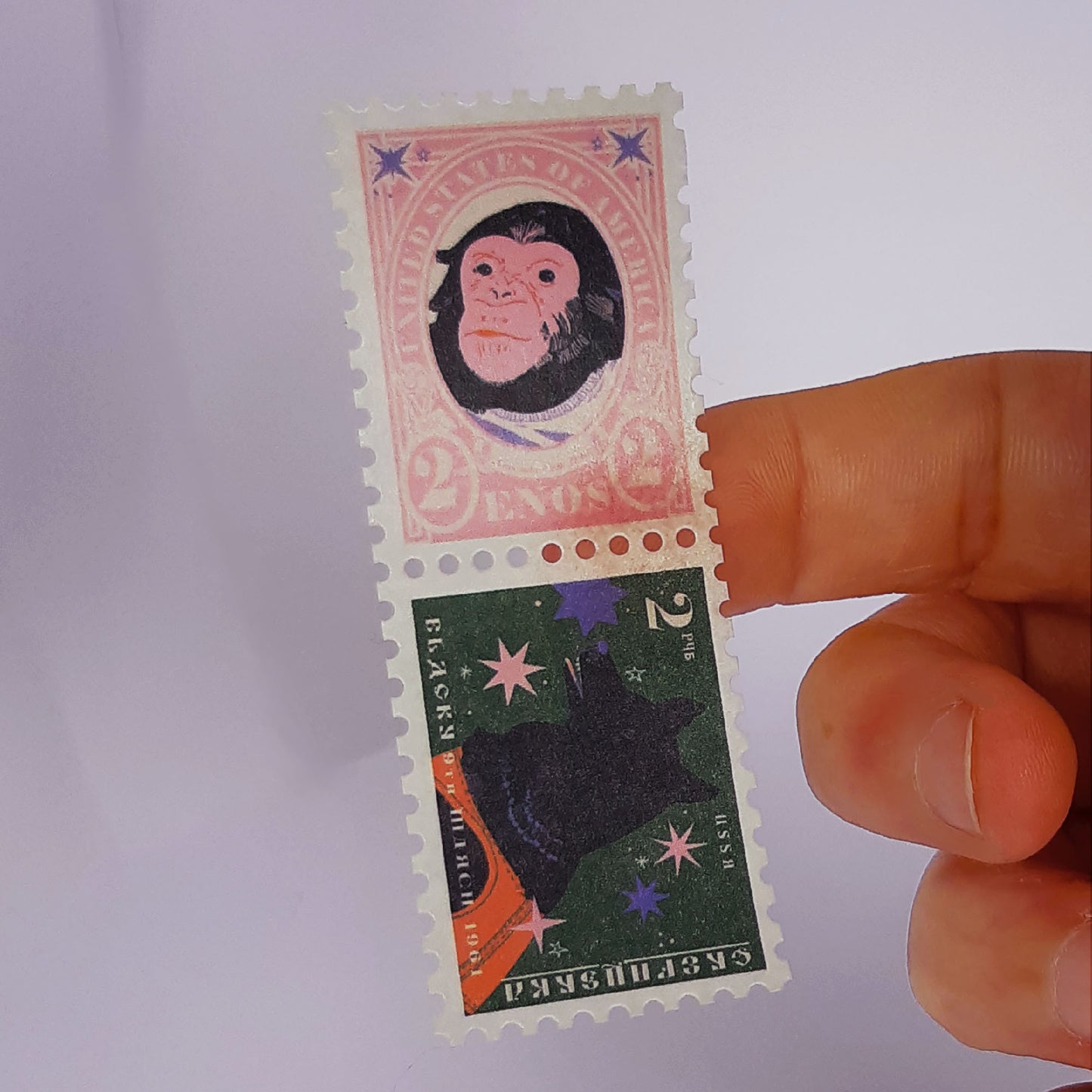 Animals in Space Stamp Tape