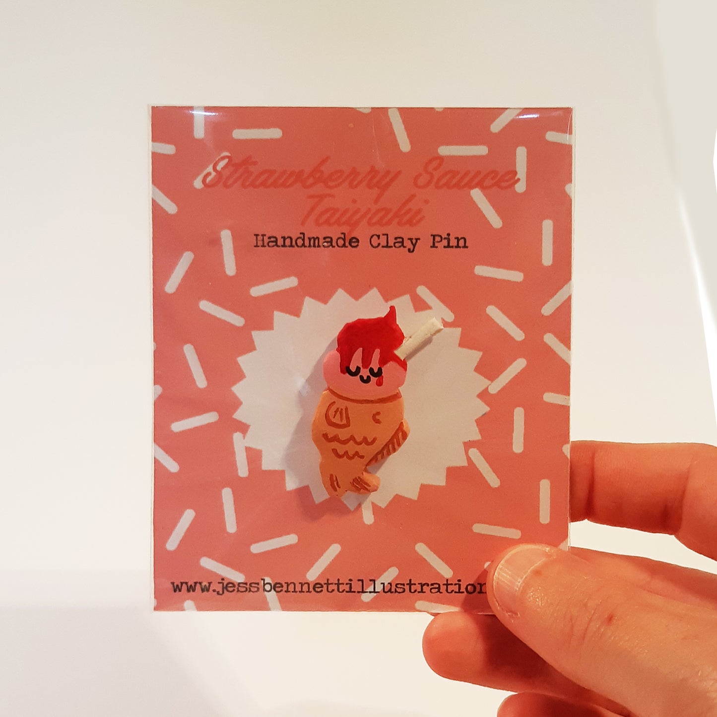 Handmade Taiyaki Ice Cream Pins