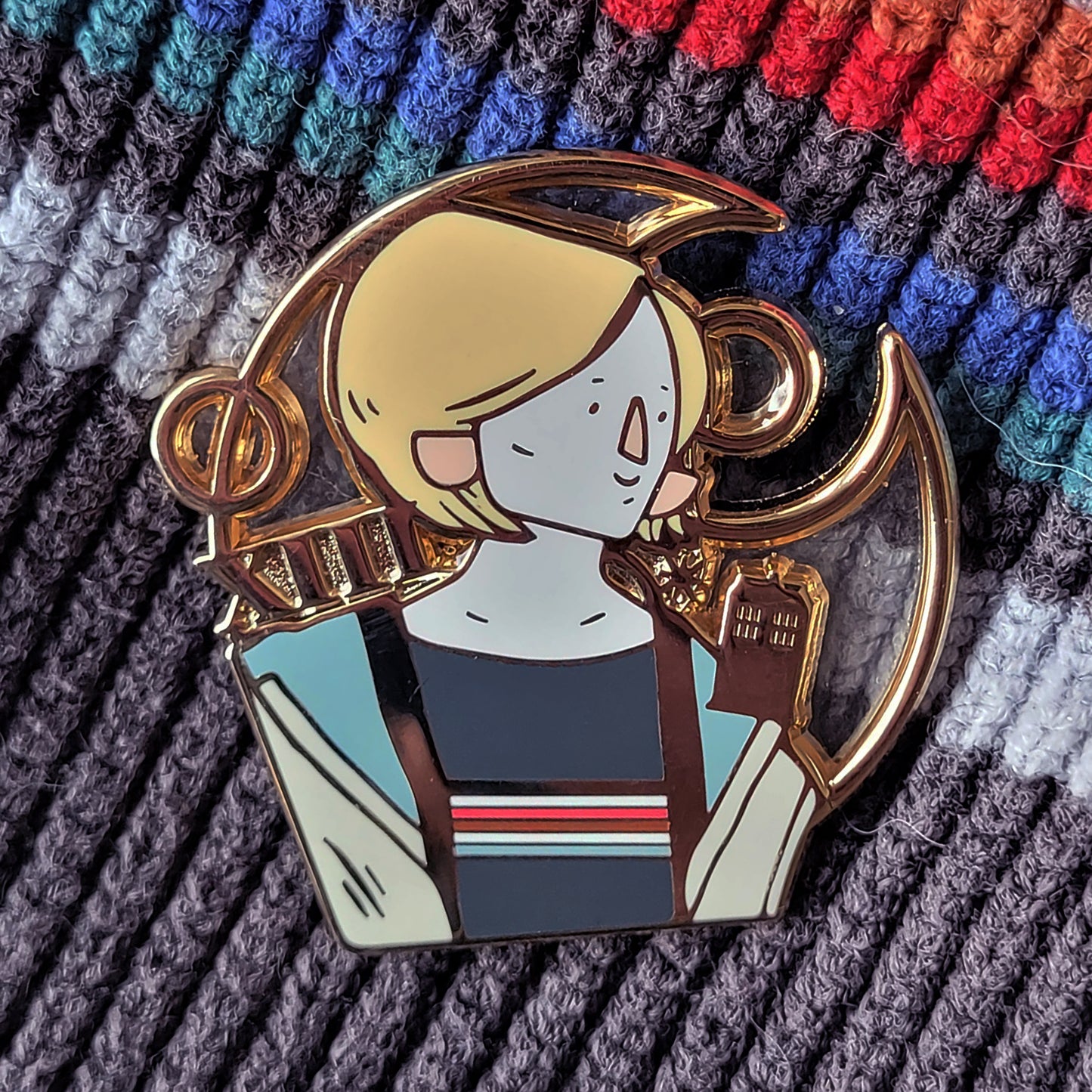 Gift Bundle - Doctor Who Enamel Pins & Washi Tape