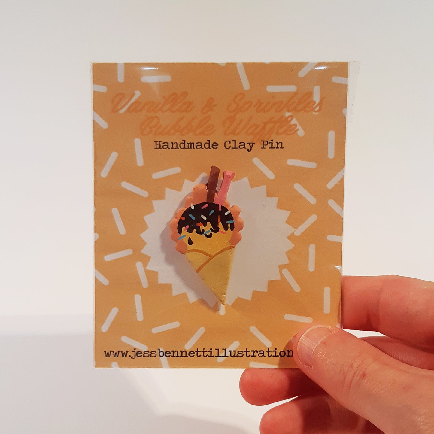 Handmade Taiyaki Ice Cream Pins