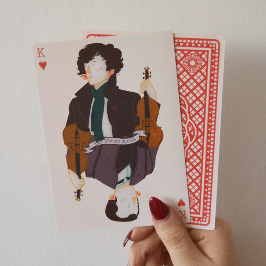 8x Sherlock Themed Playing Cards